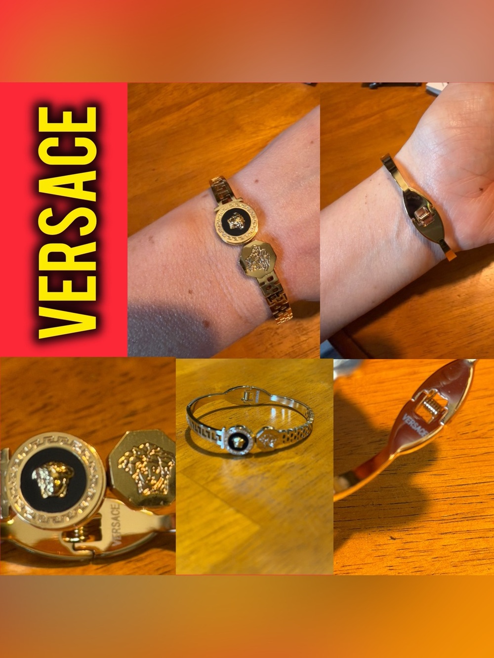 NWOT VERSACE gold bracelet